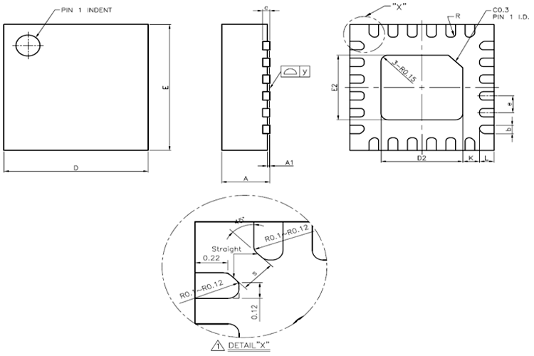 MPU9250 Dimensions