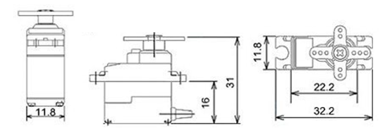 Servo Motor Dimensions